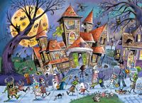 Cobble Hill DoodleTown: Haunted House - image du puzzle