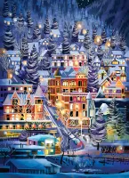 Cobble Hill Ski Town - puzzle image