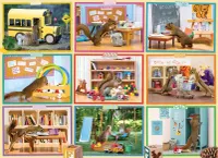 Cobble Hill Squirrels at School - obrázek puzzlí
