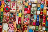 Colorcraft Puzzles Vintage Sewing Box - Puzzlebild