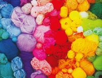 Concord Puzzle Co Colored Balls of Yarn - puzzle image