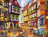 Corner Piece Cobblestone Alley - obrázek puzzlí