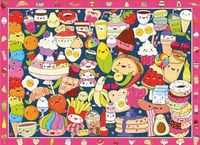 Corner Piece Cute Snacks - puzzle image