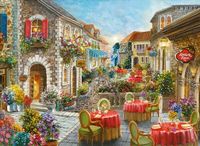 Corner Piece Evening in Avola - puzzle image