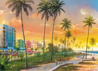 Corner Piece Ocean Drive - puzzle image