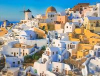 Corner Piece Santorini, Greece - obrázek puzzlí