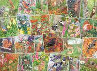 Corner Piece Woodland Wildlife - obrázek puzzlí