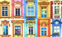 Cra-Z-Art Elegant European Windows - puzzle image