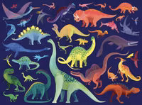 Crocodile Creek Dino World - puzzle image