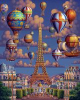 Dowdle Balloons Over Paris - puzzle image