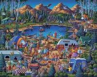 Dowdle Camping Adventure - obrázek puzzlí