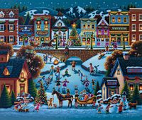 Dowdle Hometown Christmas - obrázek puzzlí