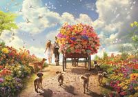 Educa Carrying Flowers - obrázek puzzlí