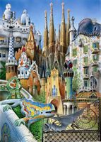 Educa Collage Gaudí - puzzle image