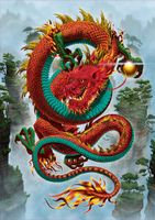 Educa Dragon of Fortune - obrázek puzzlí