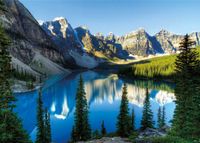 Educa Lake in Alberta - puzzle image