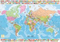 Educa Political Map of The World - obrázek puzzlí