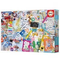 Educa Travel Collage - obrázek puzzlí
