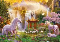 Educa Unicorn Valley of The Waterfalls - puzzle image