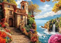 Educa Villa by the Sea - puzzle image