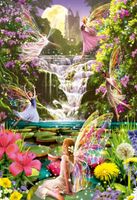 Educa Waterfall Fairies - puzzle image
