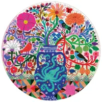 EeBoo Birds and Flowers - obrázek puzzlí