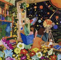 EeBoo Bookstore Astronomers - obrázek puzzlí