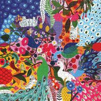 EeBoo Peacock Garden - puzzle image