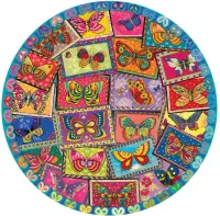 EeBoo Vintage Butterflies - puzzle image