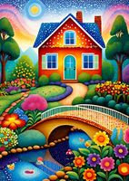 Enjoy House of Colors - obrázek puzzlí