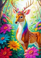 Enjoy Magical Deer - obrázek puzzlí