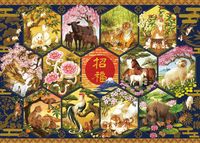 Epoch Picture of the Twelve Lucky Zodiac - obrázek puzzlí