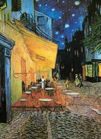 Eurographics Cafe Terrace at Night - Puzzlebild