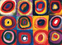 Eurographics Color Study of Squares - obrázek puzzlí