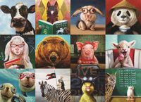 Eurographics Funny Animals - puzzle image