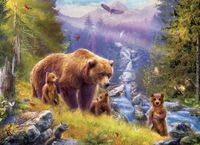 Eurographics Grizzly Cubs - obrázek puzzlí