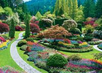 Eurographics The Butchart Gardens - Sunken Garden, Canada - Puzzlebild
