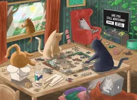 Exploding Kittens Cats in Quarantine - puzzle image