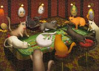 Exploding Kittens Cats Playing Craps - obrázek puzzlí