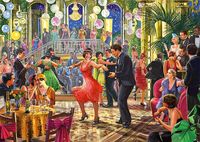 Falcon Dancing the Night Away - puzzle image