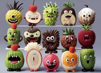 Fishwisdom Happy Fruits - puzzle image