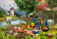 Funbox Holiday Days: Camping - obrázek puzzlí