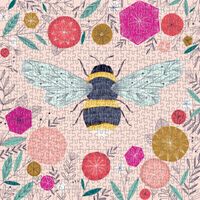 Galison Bee Happy - puzzle image