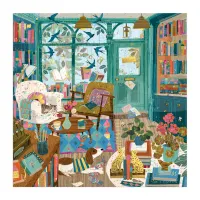 Galison Bookshop Afternoon - puzzle image