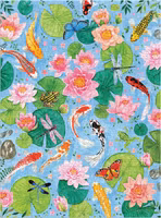 Galison By The Koi Pond - obrázek puzzlí