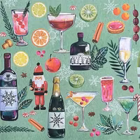 Galison Festive Drinks - obrázek puzzlí