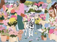 Galison Flower Market - puzzle image