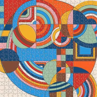 Galison Frank Lloyd Wright: Hoffman House Rug - obrázek puzzlí
