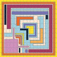 Galison Frank Lloyd Wright Textile Blocks: Ennis House - puzzle image