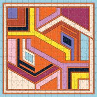 Galison Frank Lloyd Wright Textile Blocks: Little Dipper - puzzle image